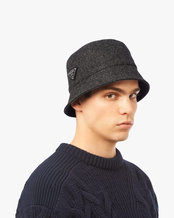 Anthracite Gray Loden Bucket Hat - Image 2