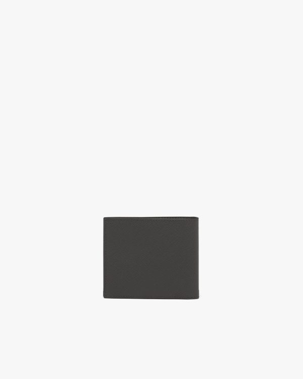 Anthracite Gray Saffiano leather wallet - Image 6