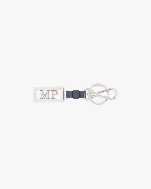 Baltic Blue Metal Name Tag Keychain - Image 4