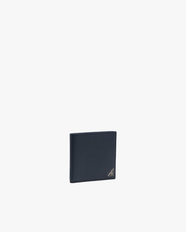 Baltic Blue Saffiano Leather Wallet - Image 4