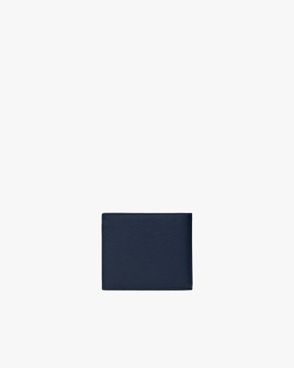 Baltic Blue Saffiano Leather Wallet - Image 5