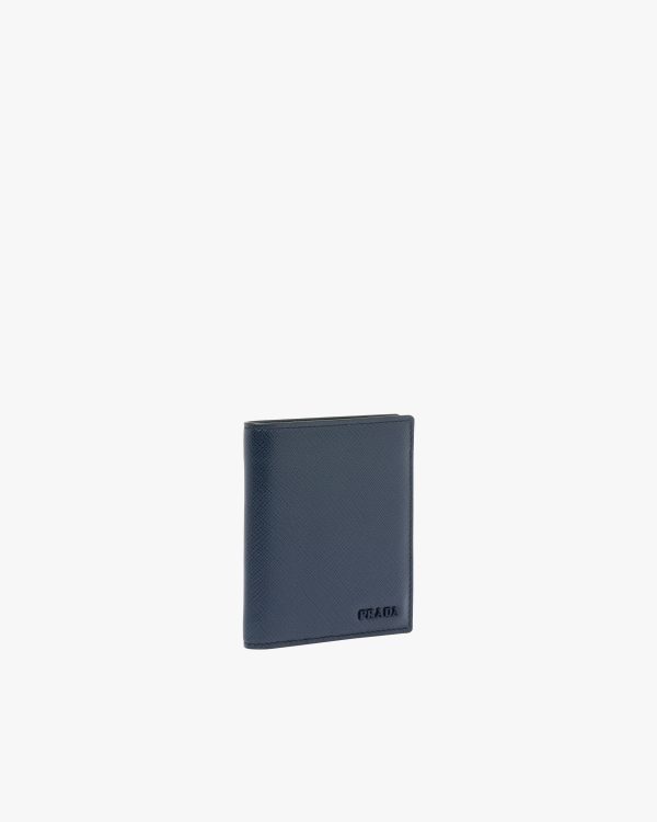 Baltic Blue Saffiano Leather Wallet - Image 4