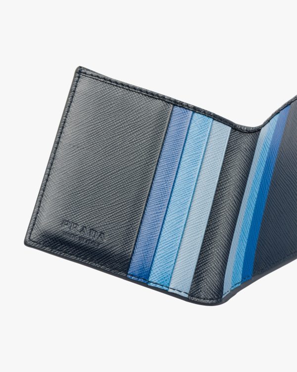 Baltic Blue Saffiano Leather Wallet - Image 6