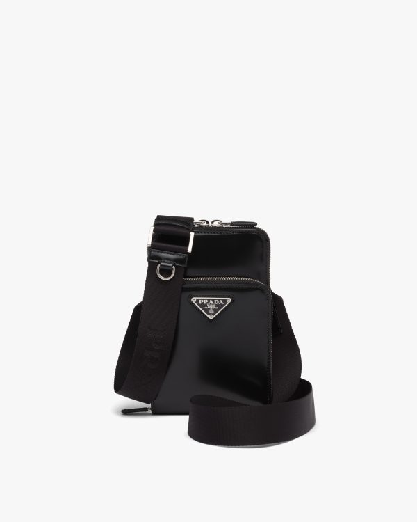 Black Brushed leather smartphone case
