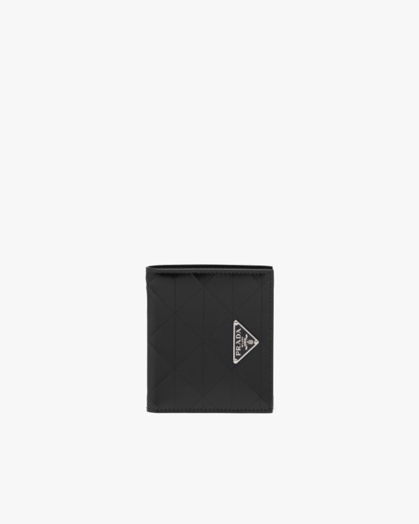 Black Brushed leather wallet