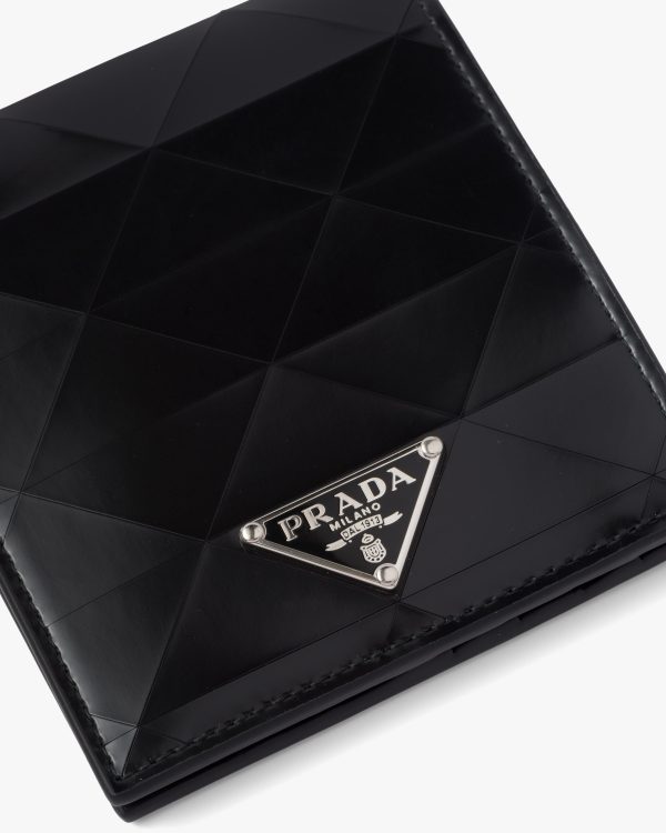 Black Brushed leather wallet - Image 5