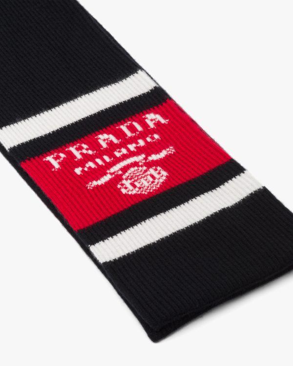 Black Cashmere scarf - Image 4