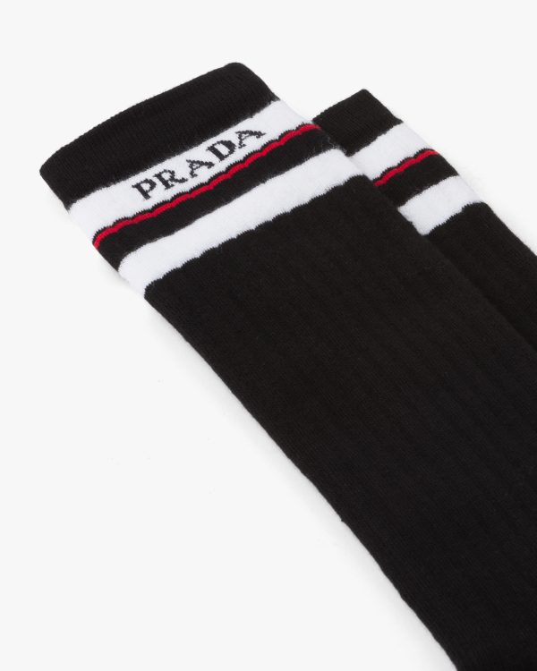 Black Cotton ankle socks - Image 2
