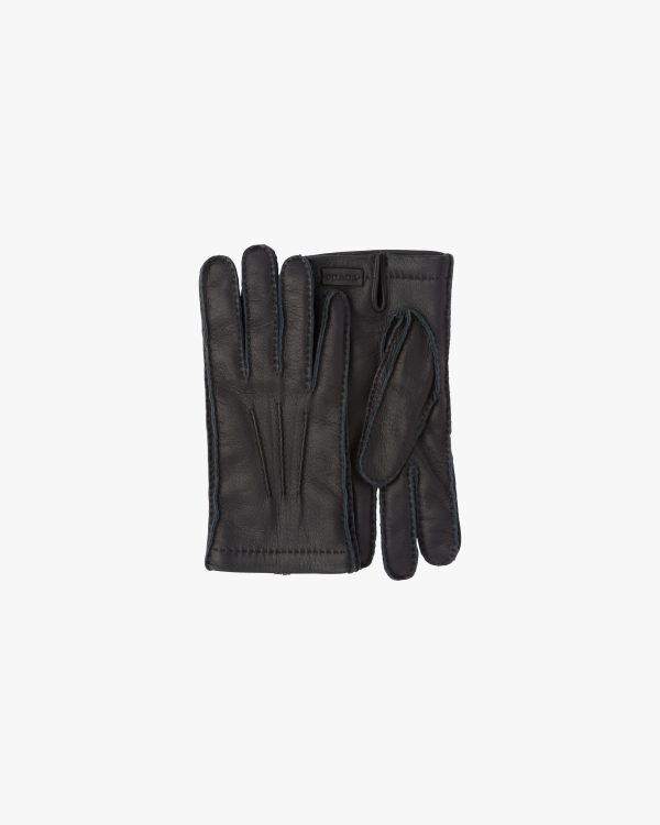 Black Deer Leather Gloves