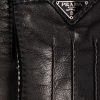 Black Leather Gloves - Image 2