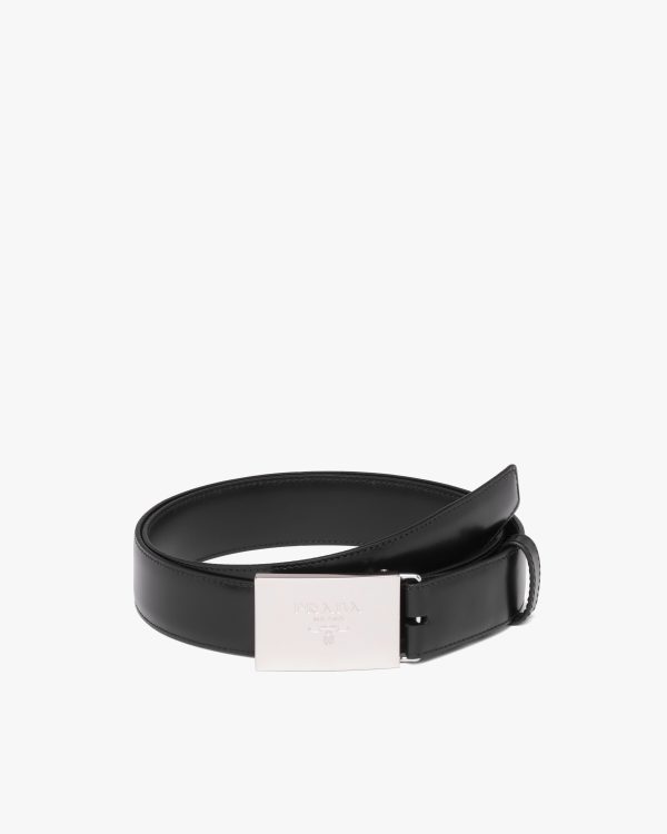 Black Leather belt set - Image 2
