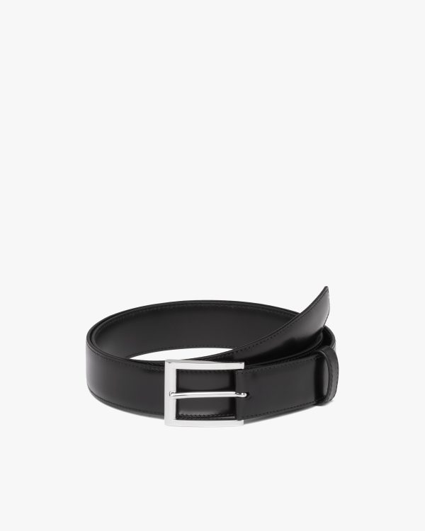 Black Leather belt set - Image 3
