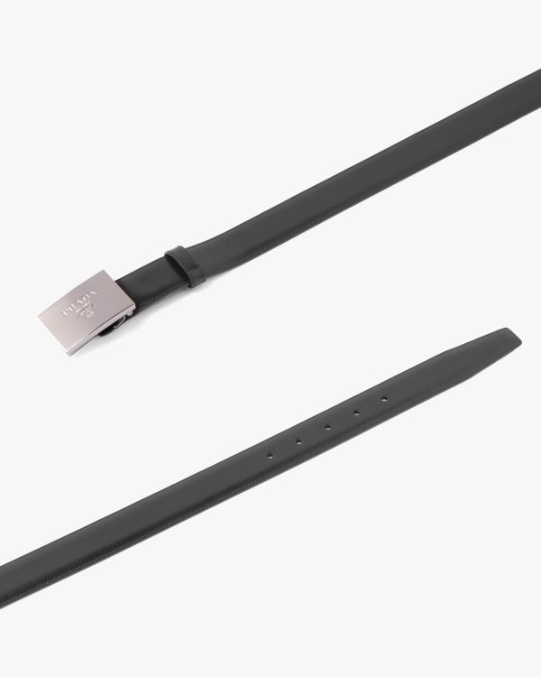 Black Leather belt set - Image 4