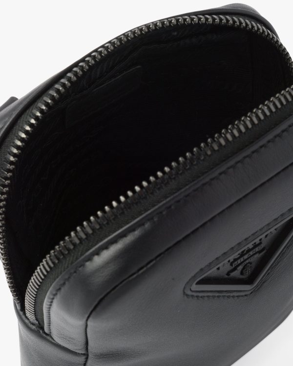 Black Leather smartphone case - Image 3