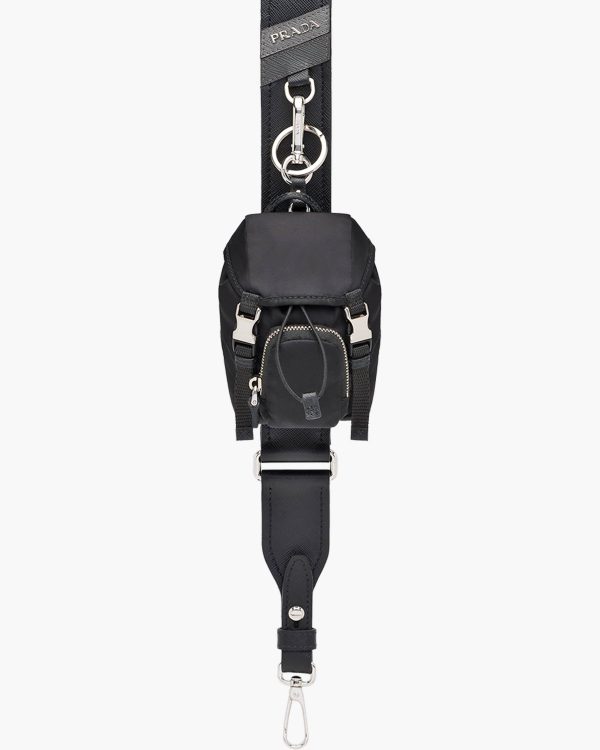Black Mini Nylon Pouch - Image 3