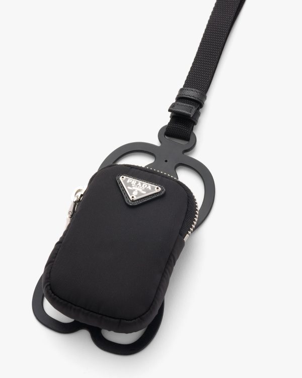Black Nylon Cellphone Case - Image 4