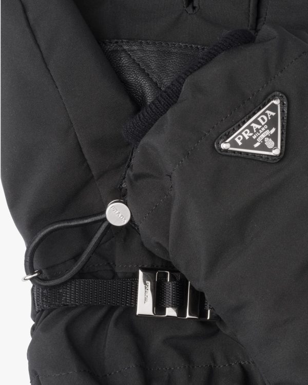 Black Nylon gloves - Image 2
