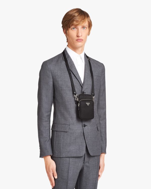 Black Nylon smartphone case - Image 3