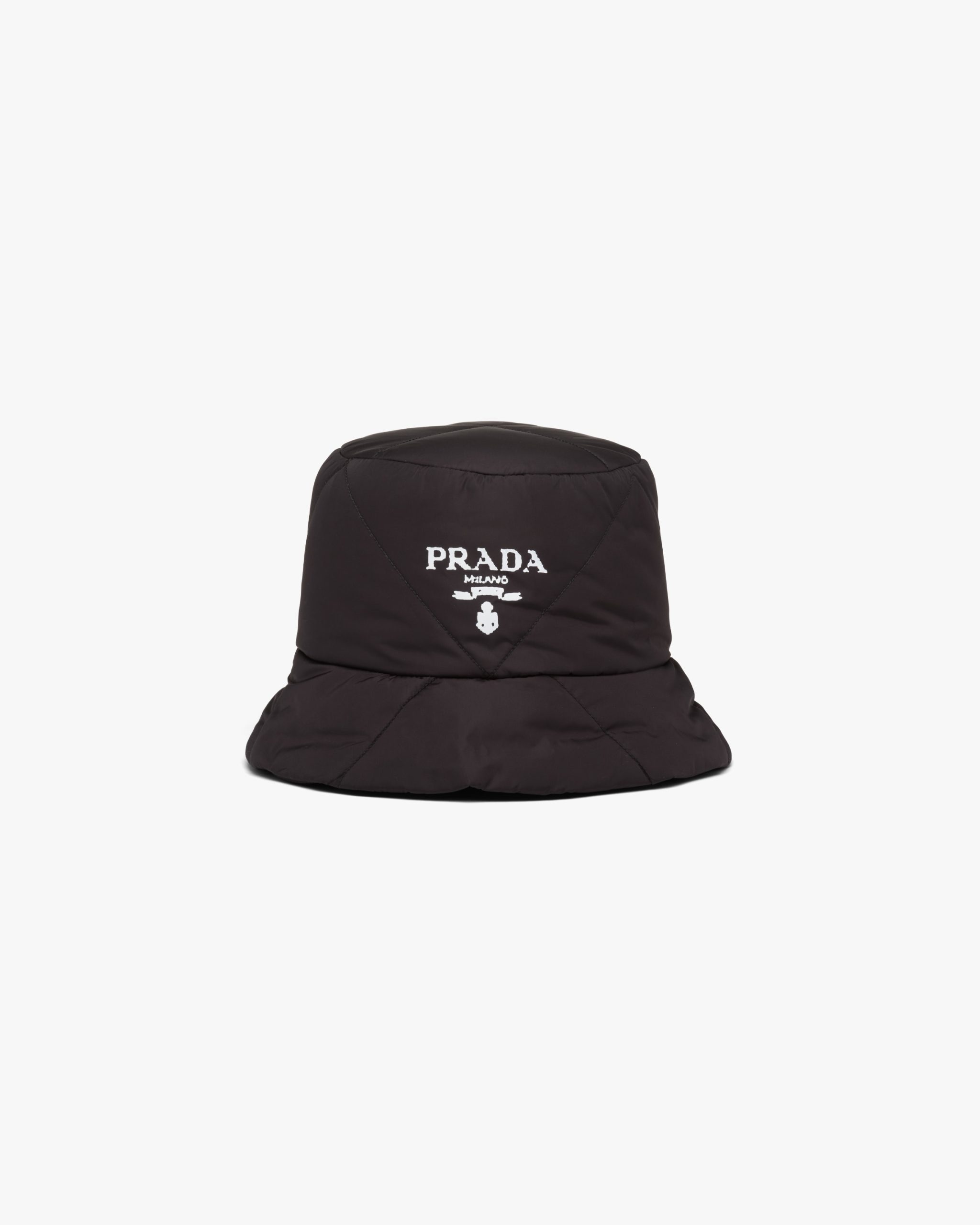 PRADA Nylon Bucket Hat XL Black 1290873