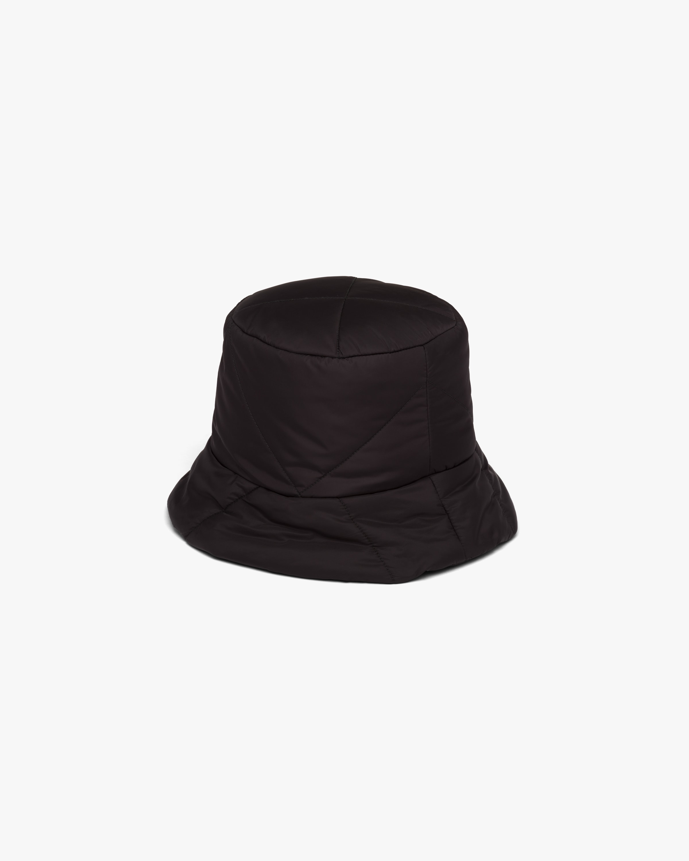 Black Padded ReNylon bucket hat Fake Prada Store
