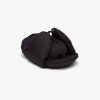 Black Padded nylon gabardine hat - Image 3