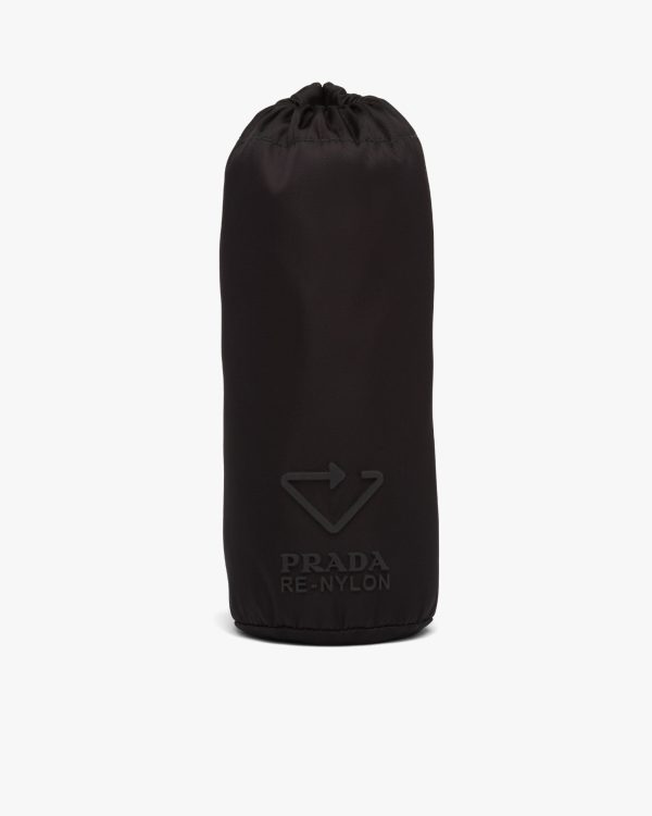 Black Re-Nylon bottle pouch