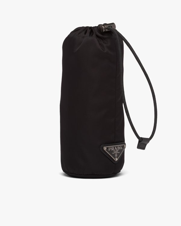 Black Re-Nylon bottle pouch - Image 2