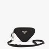 Black Re-Nylon mini pouch