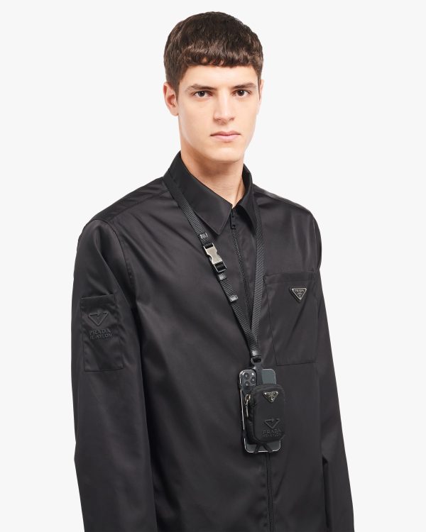 Black Re-Nylon smartphone case - Image 2