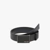 Black Saffiano Leather Belt