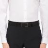 Black Saffiano Leather Belt - Image 2