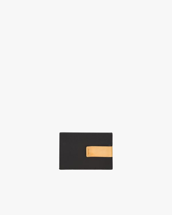 Black Saffiano Leather Card Holder - Image 3
