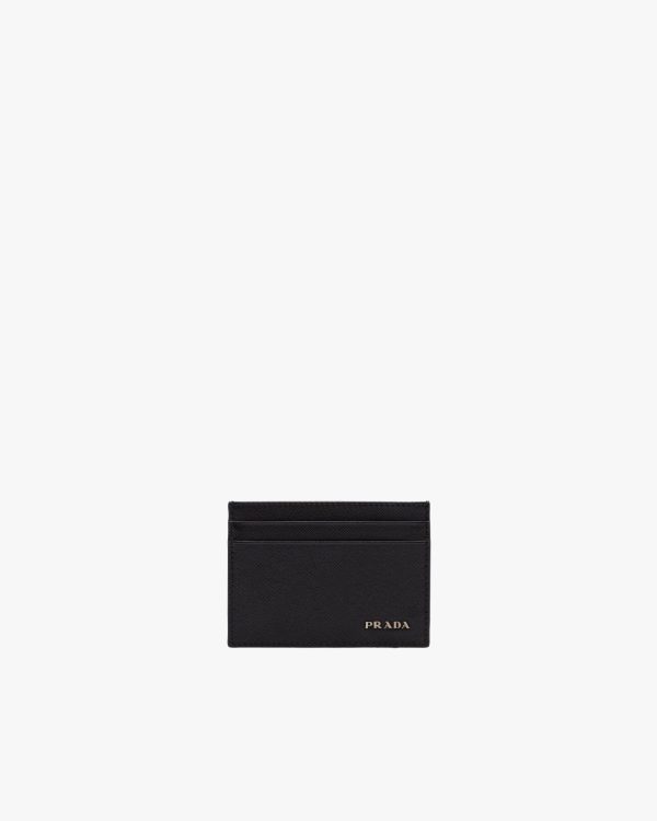 Black Saffiano Leather Card Holder