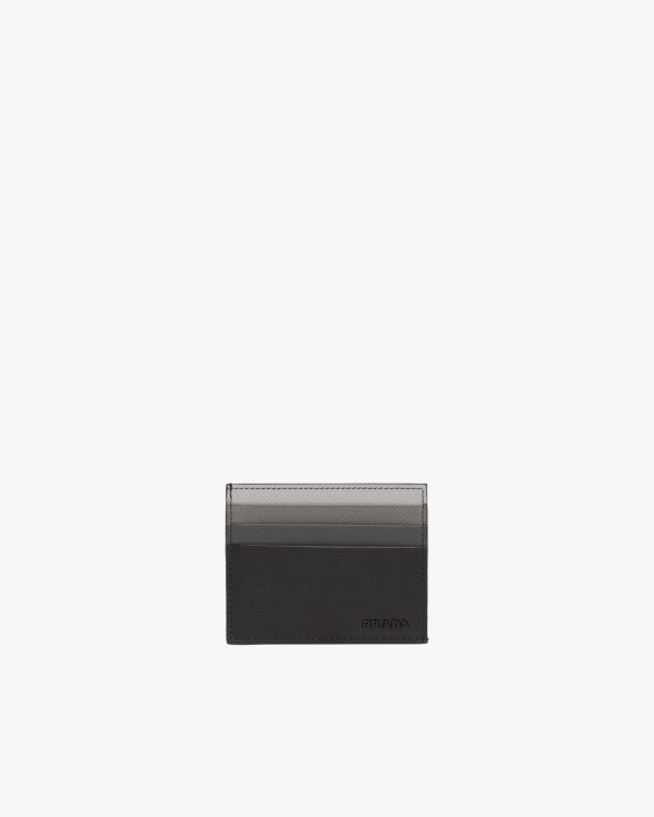 Black Saffiano Leather Card Holder