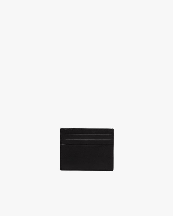 Black Saffiano Leather Card Holder - Image 3