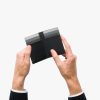 Black Saffiano Leather Card Holder - Image 2