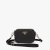 Black Saffiano Leather Mini Pouch