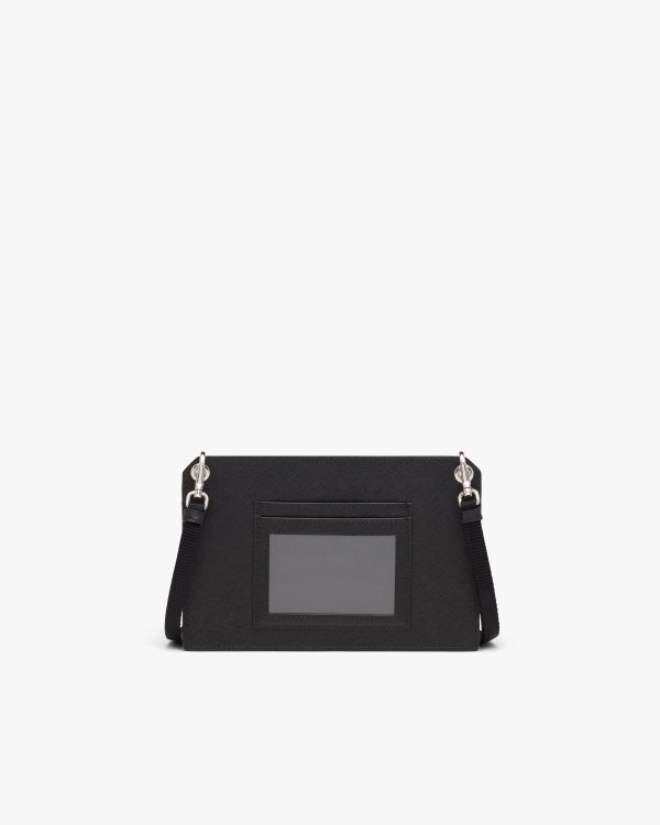 Black Saffiano Leather Smartphone Case - Image 3