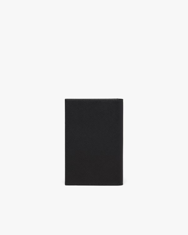 Black Saffiano leather passport holder - Image 4