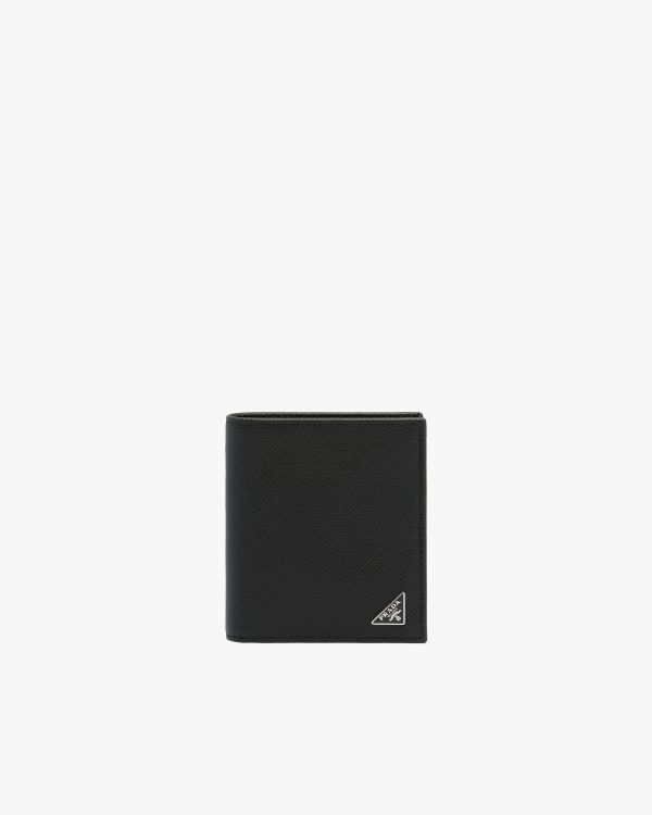 Black Saffiano leather wallet