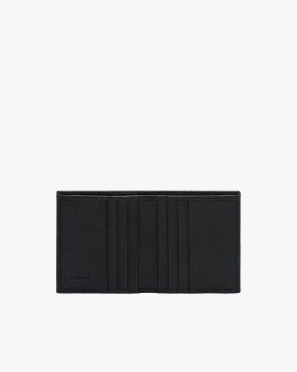 Black Saffiano leather wallet - Image 2