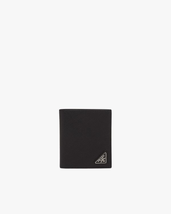 Black Saffiano leather wallet