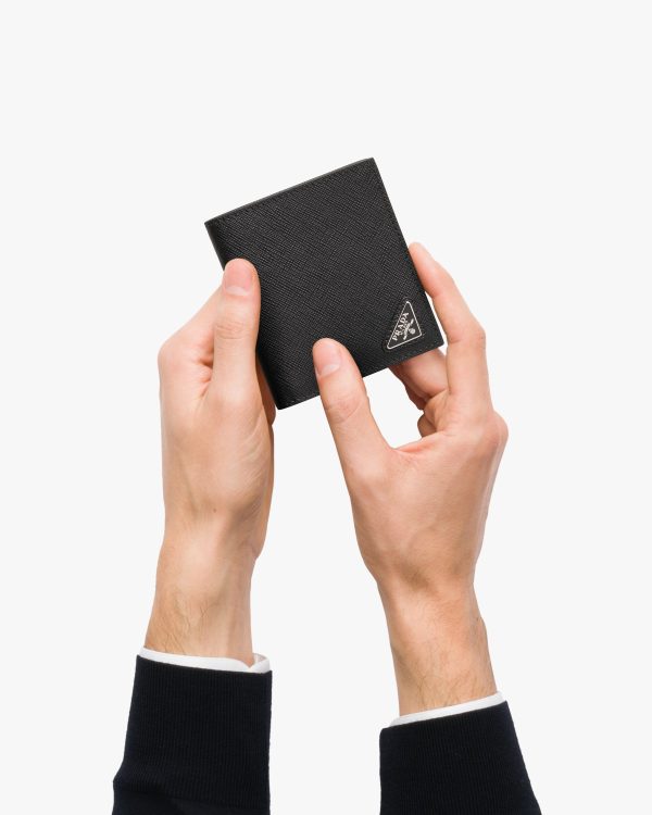 Black Saffiano leather wallet - Image 3
