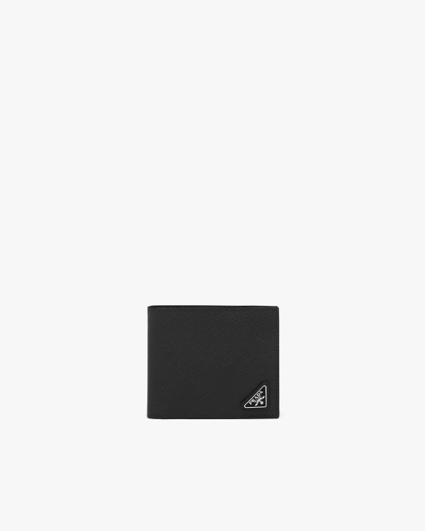 Black Saffiano leather wallet