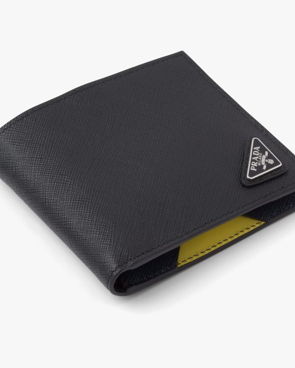 Black Saffiano leather wallet - Image 2