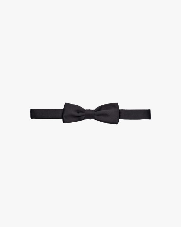 Black Satin bow-tie
