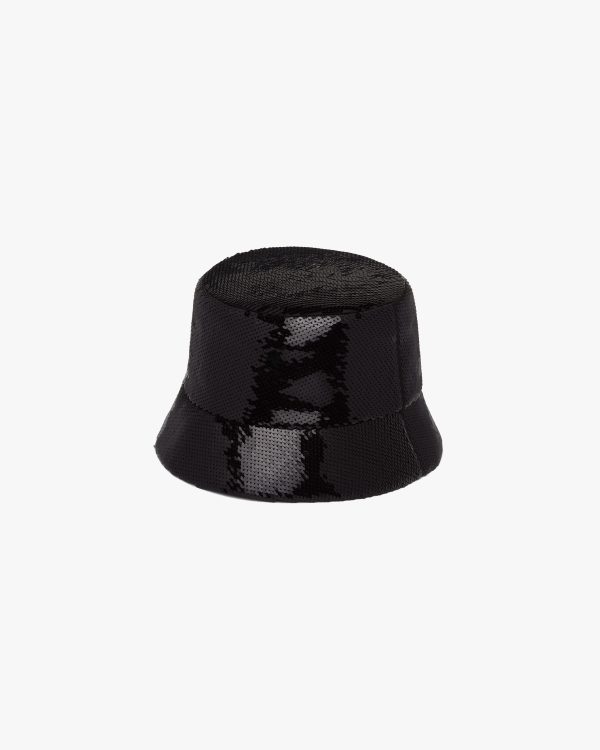 Black Sequin bucket hat - Image 2