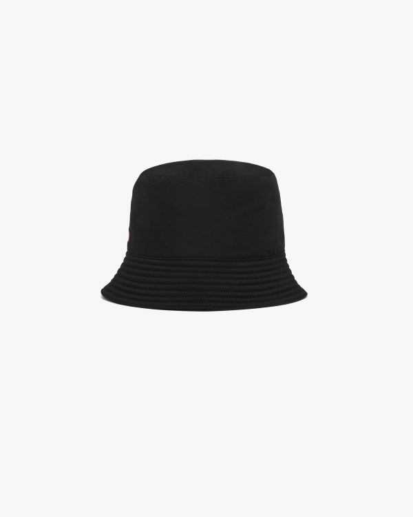 Black Technical Fabric Bucket Hat
