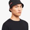 Black Technical Fabric Bucket Hat - Image 2