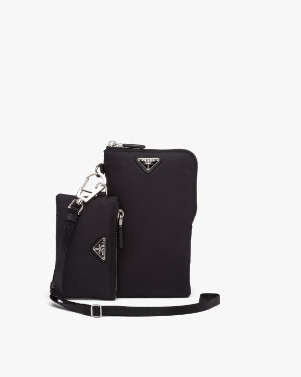 Black Two Re-Nylon pouches